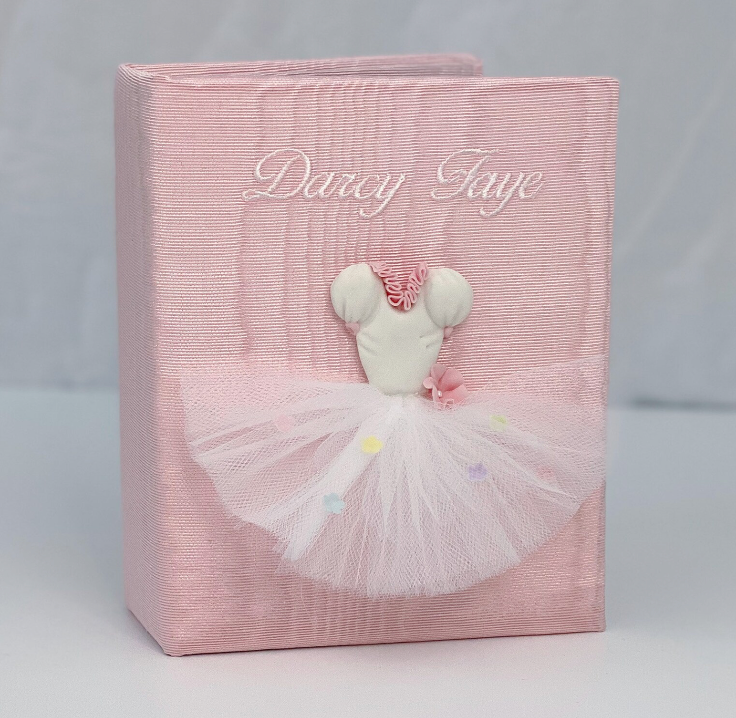 Ballerina Tutu on Moire Small Hardbound Photo Album