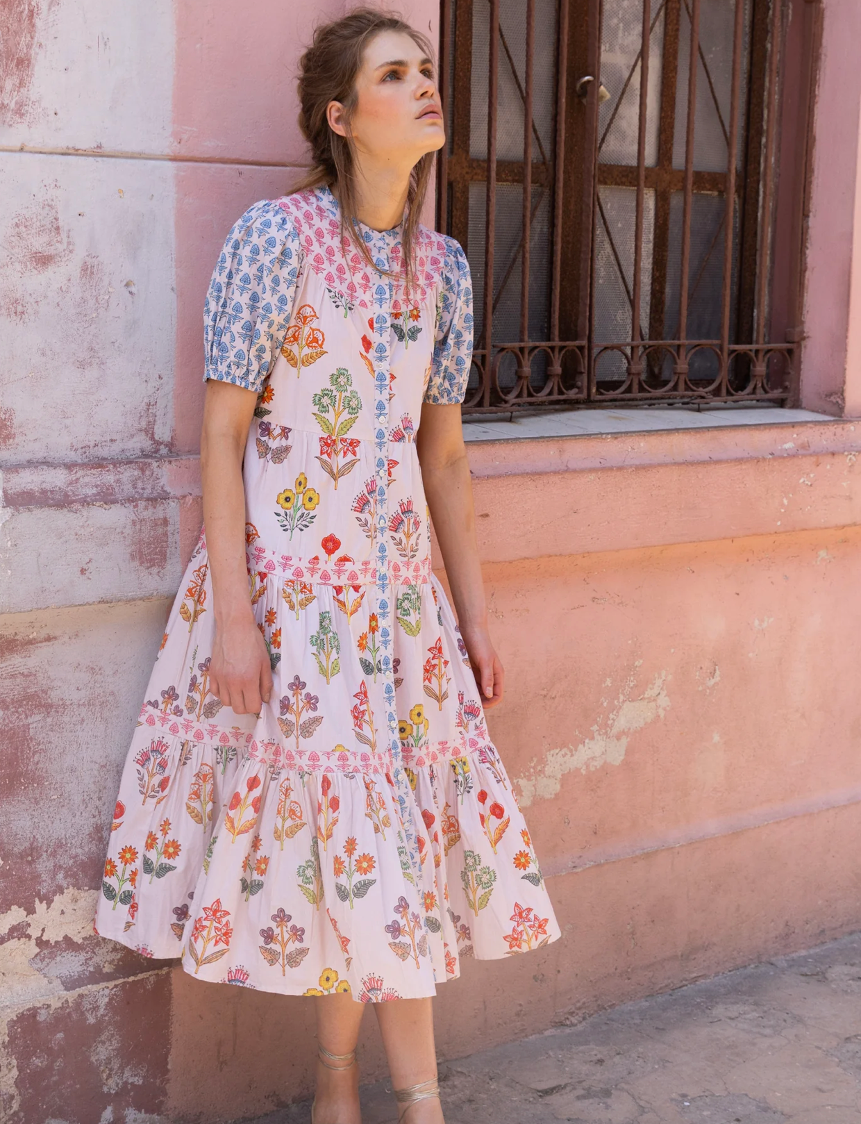 Scoop Tiered Midi - Provence Blue