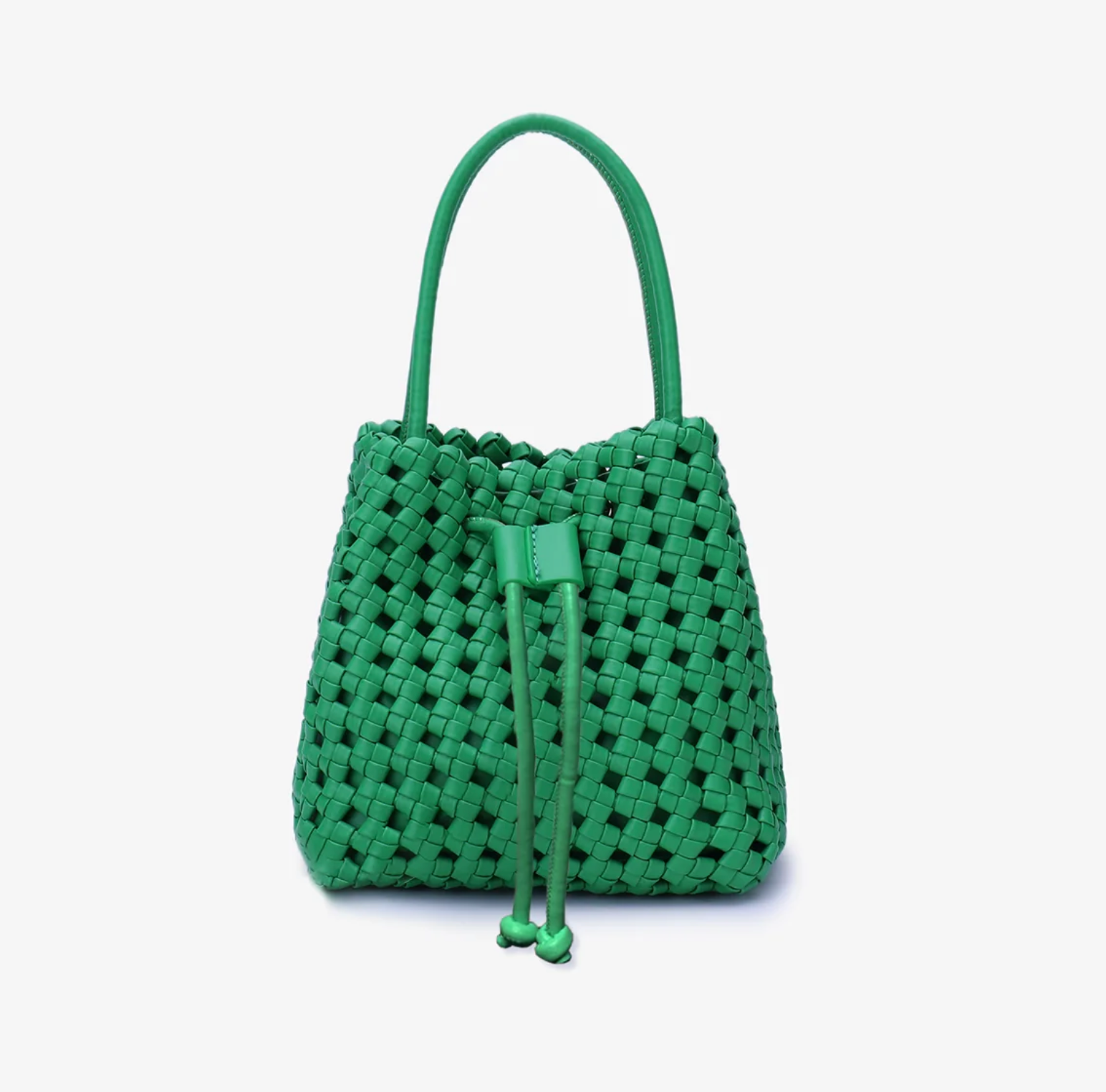 Perrie Bucket Mini Woven Purse