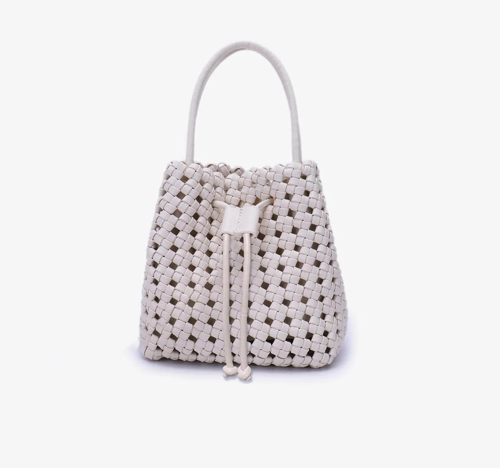 Perrie Bucket Mini Woven Purse