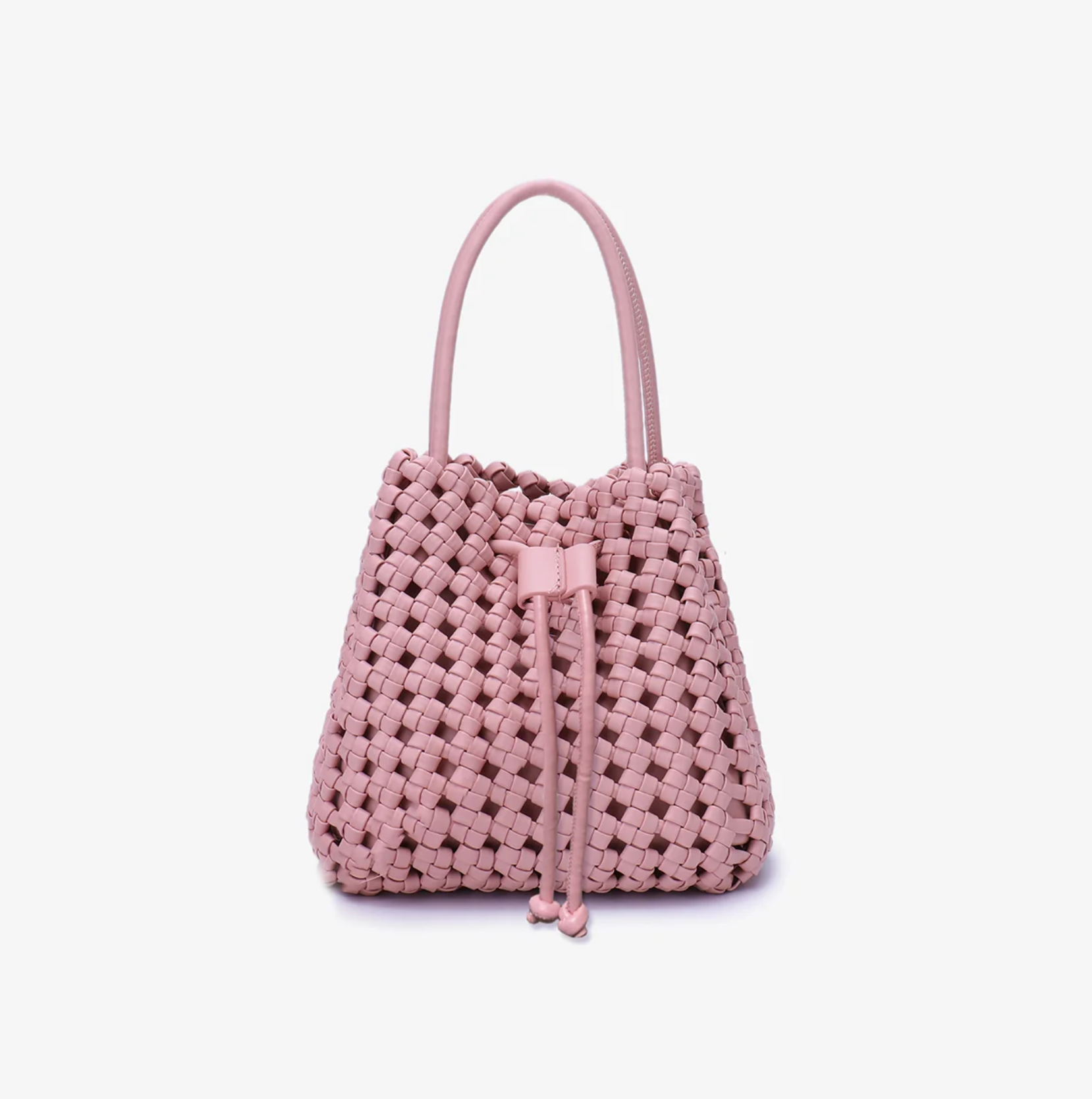 Perrie Bucket Mini Woven Purse