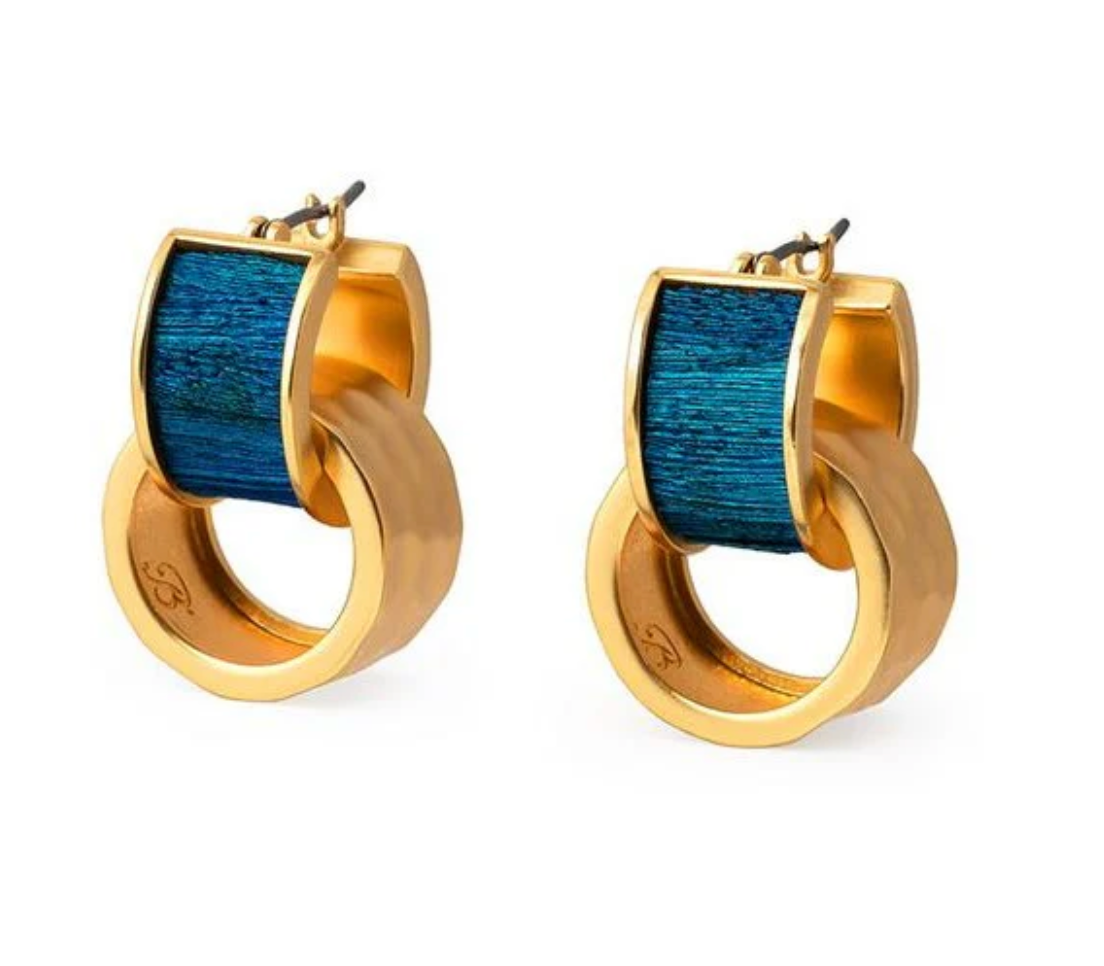 Eleuthera Two Piece Hoop Gold