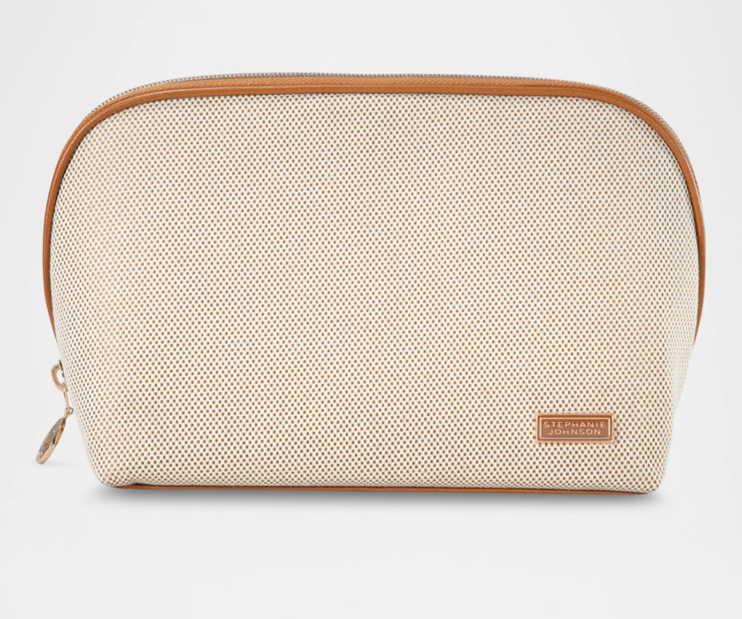 Tropea Ivory Lola Makeup Bag