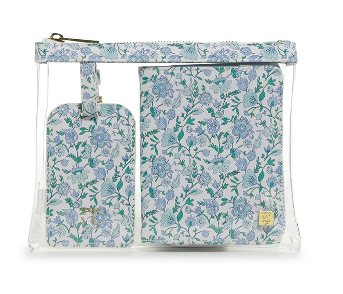 Luxe Saffiano Trvl 3pc Set - Hamptons Floral