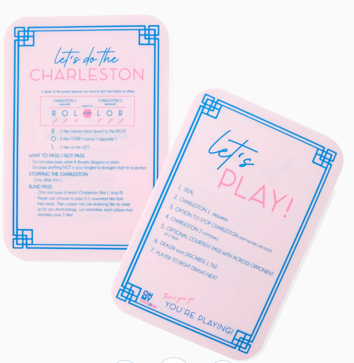 Light Pink Mahjong Shufflers