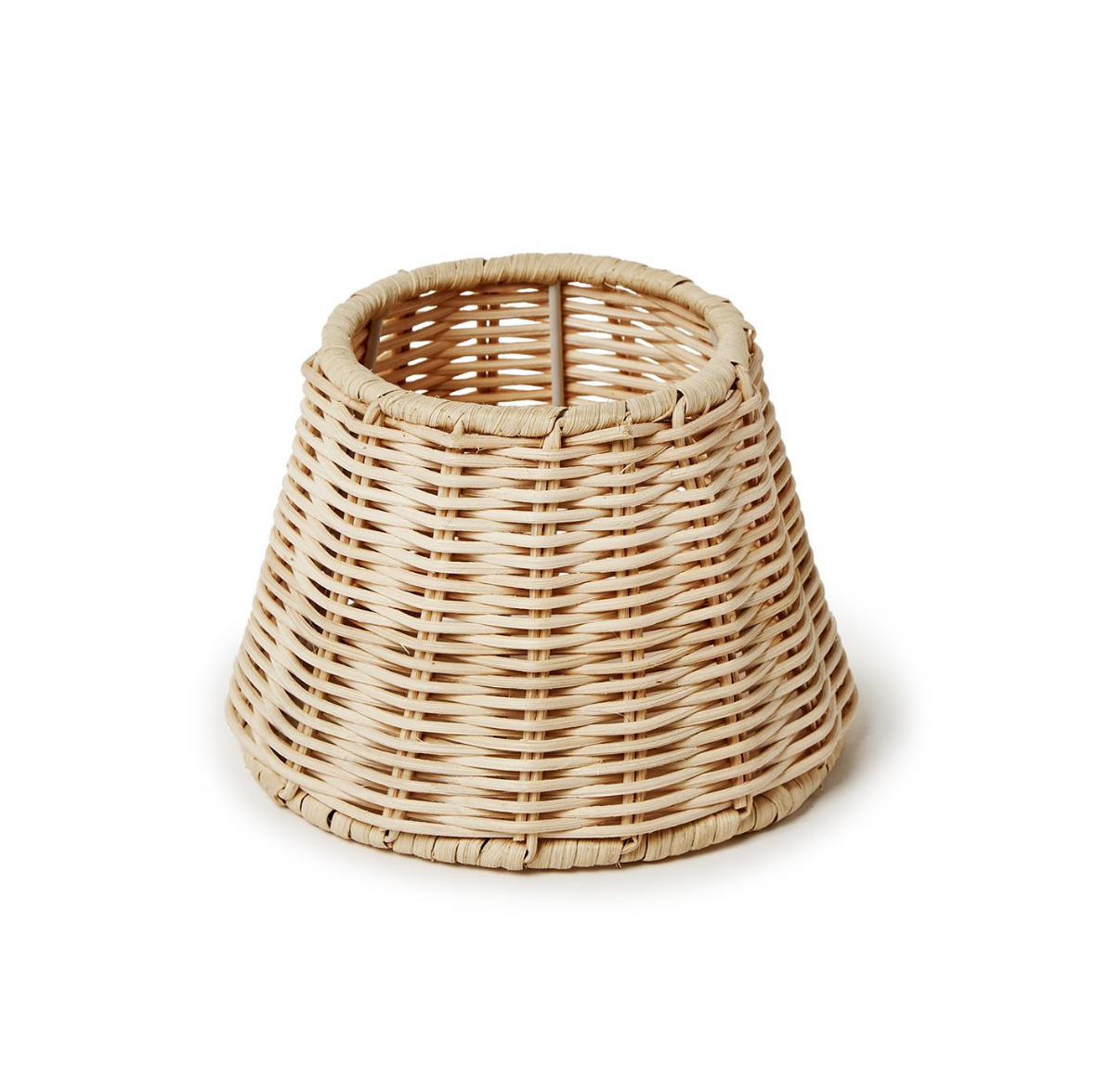 Rattan Lamp Shade Cover with Straight Edge