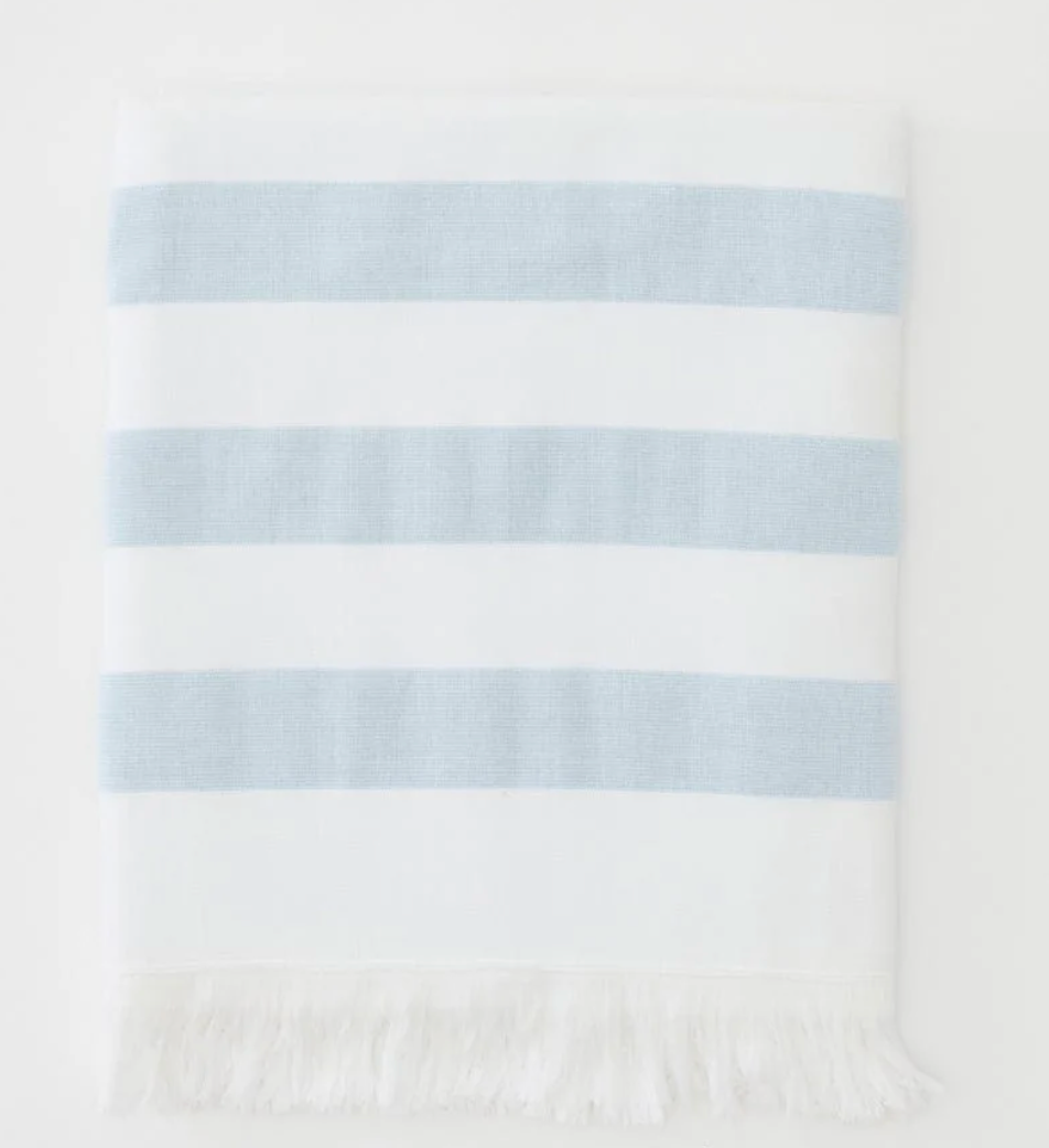 Weezie Packable Beach Towel with embroidery