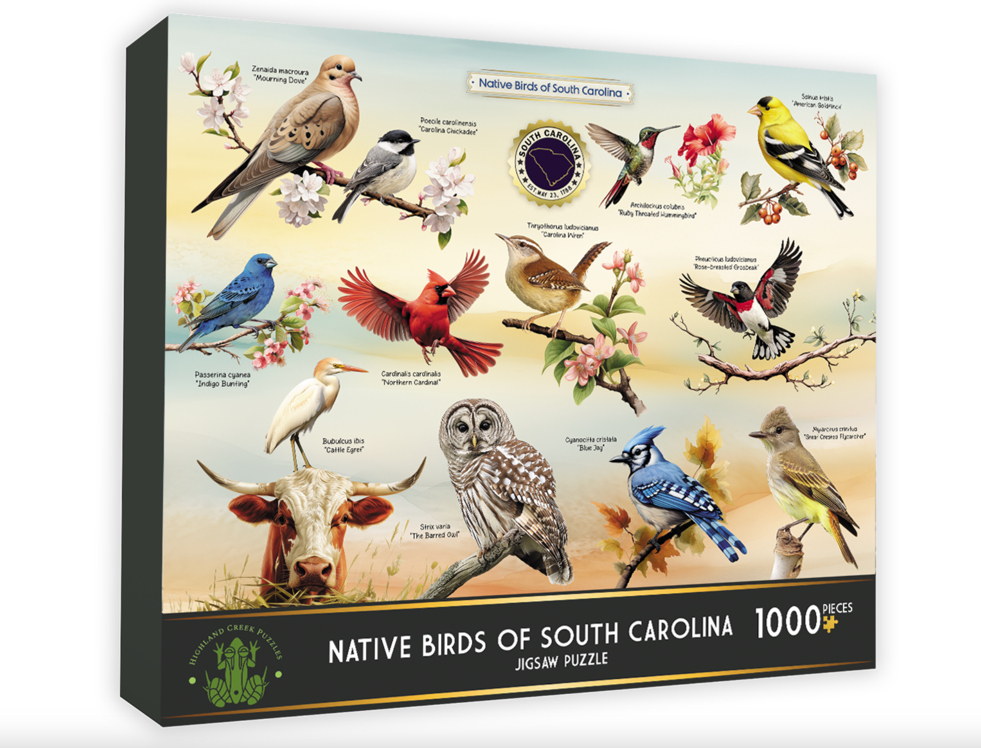 Native Birds of South Carolina Jigsaw Puzzle