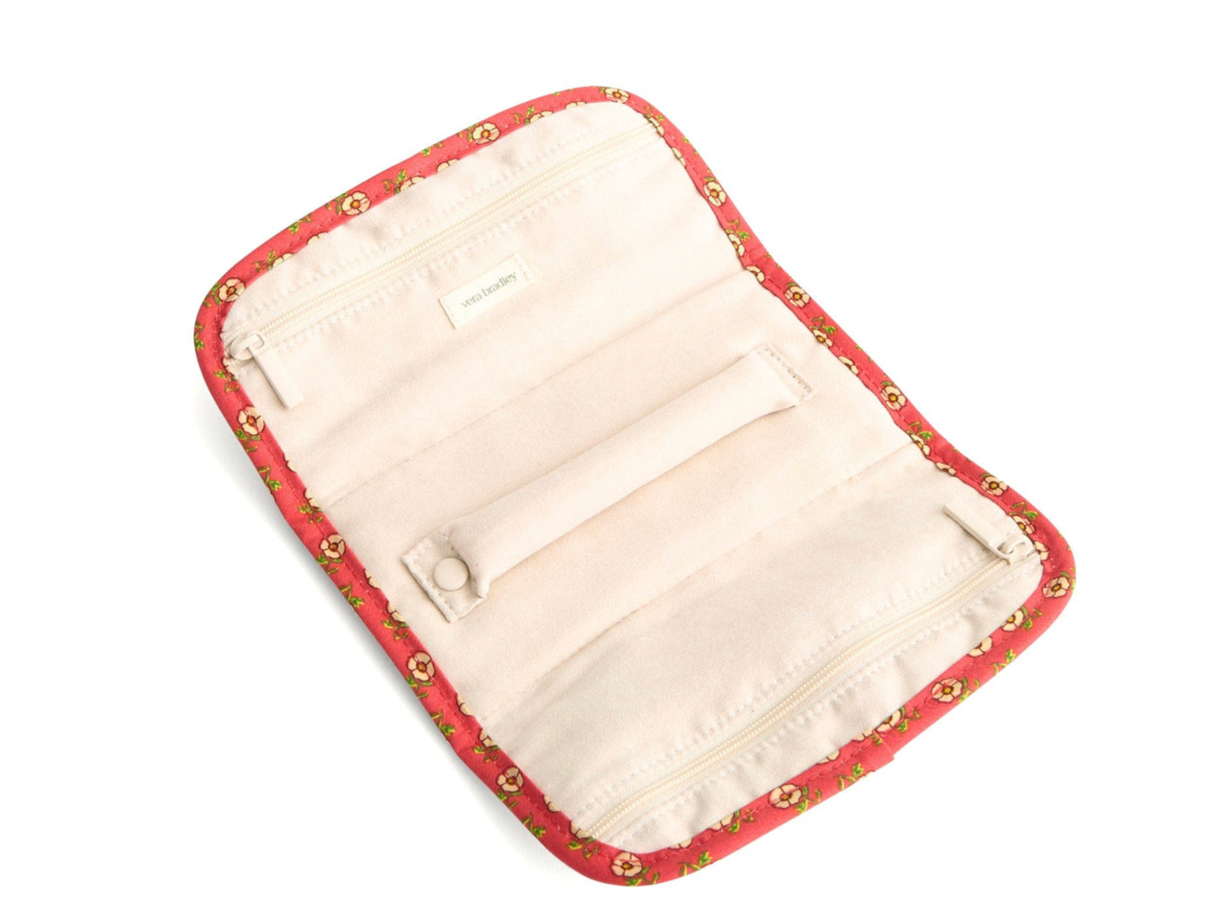 Jewelry Roll- Tiny Poppies