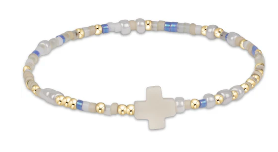 Enewton egirl Hope Unwritten Signature Cross Bracelet