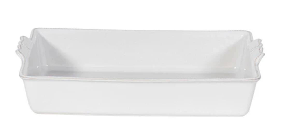 Berry & Thread Whitewash 13" Rectangular Baker