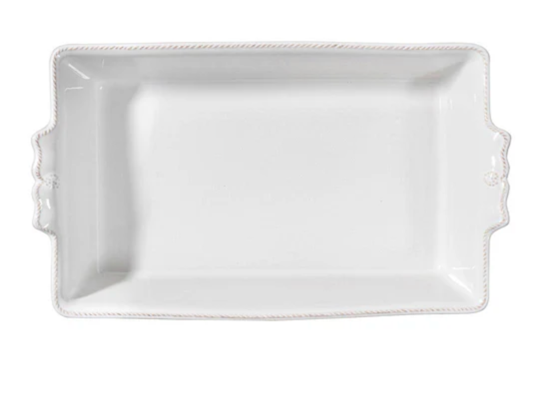 Berry & Thread Whitewash 13" Rectangular Baker
