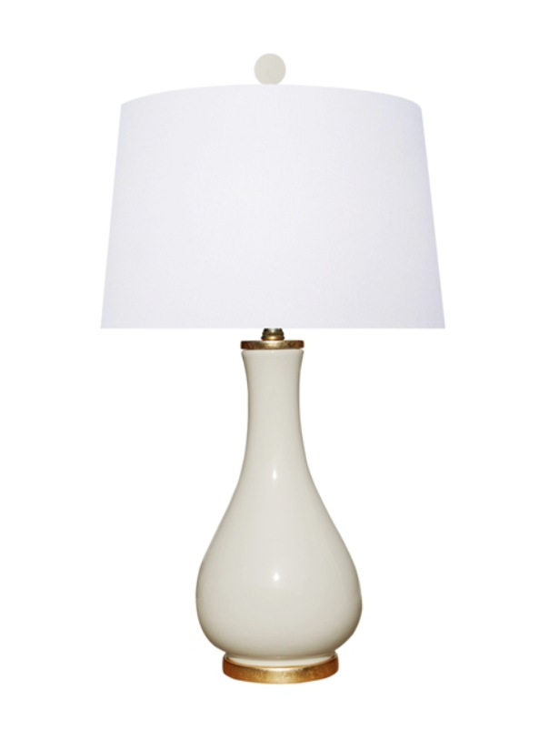 Cream White Vase Lamp