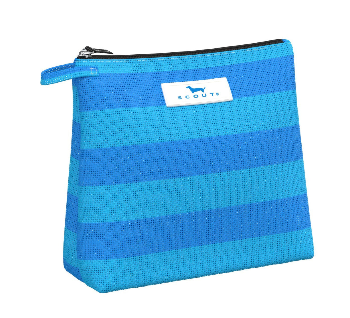 SCOUT WOVEN POUCH MEDIUM- French Blue and pool