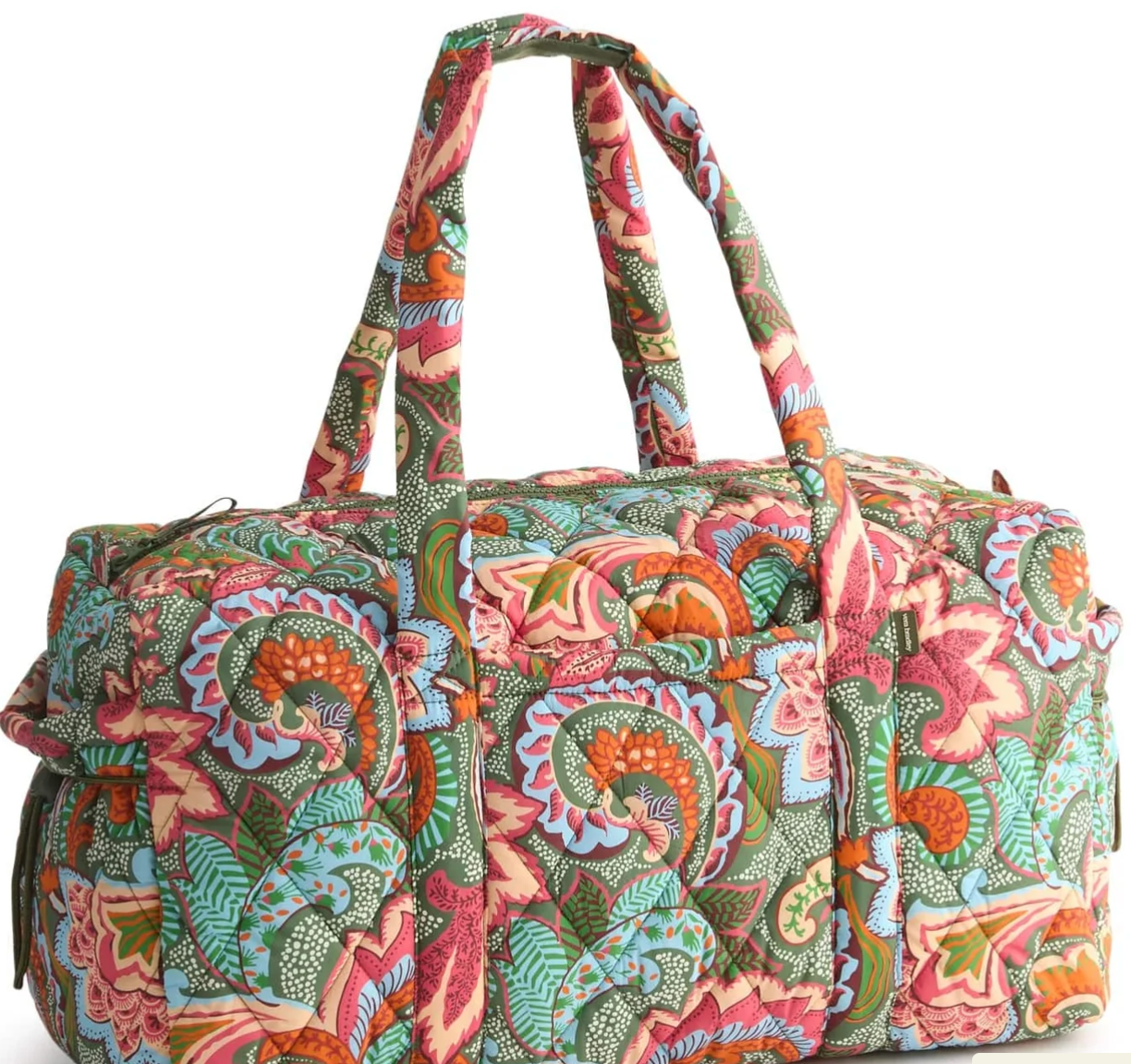 Large Original Duffle- Leaf Me Not Paisley