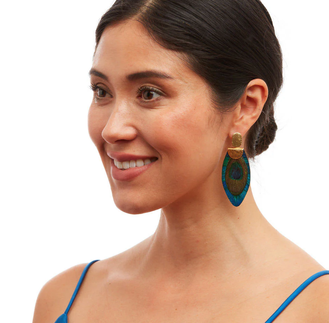 Nikko Blue drop earrings