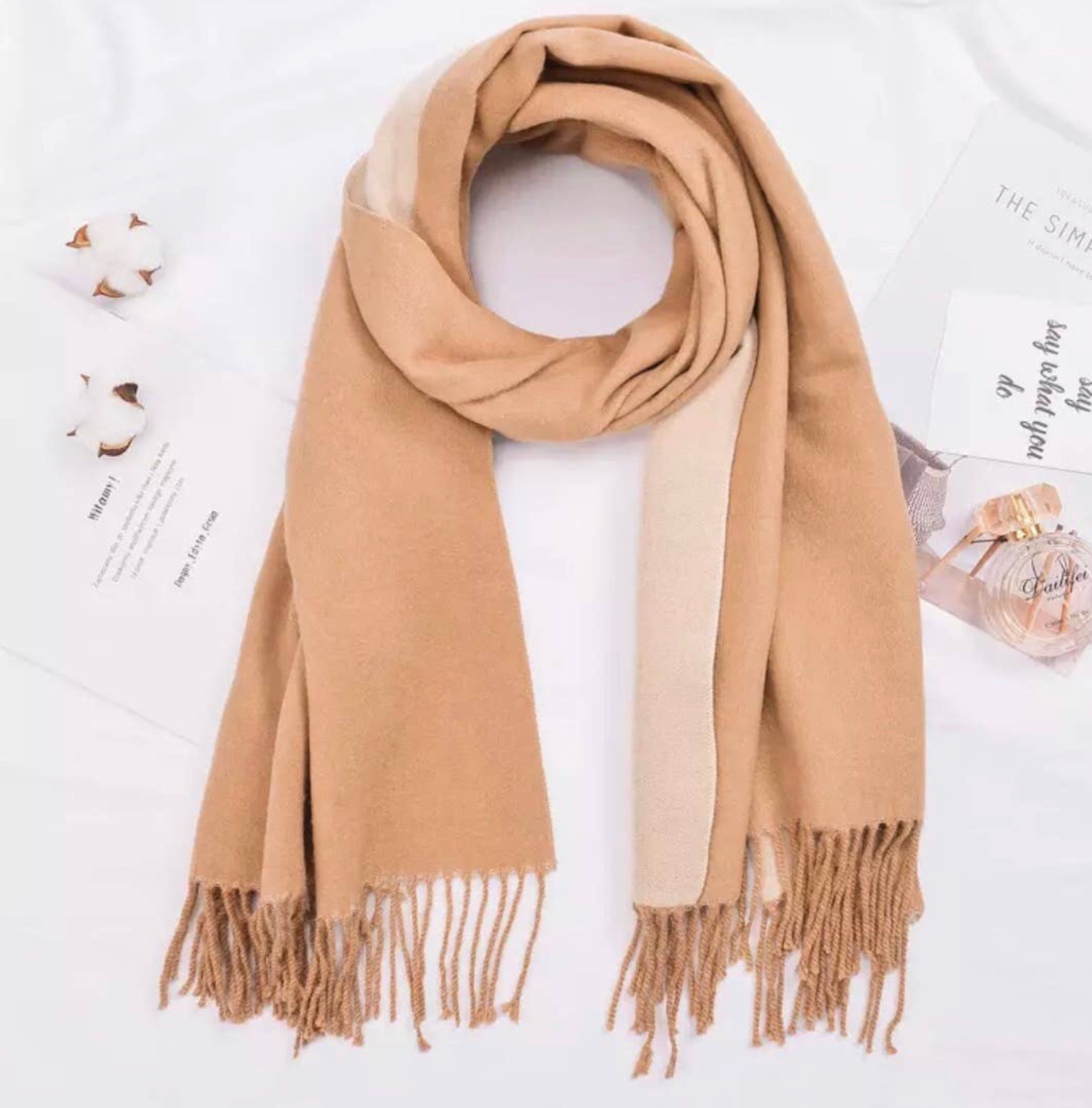 Silk Blend Scarf Wrap