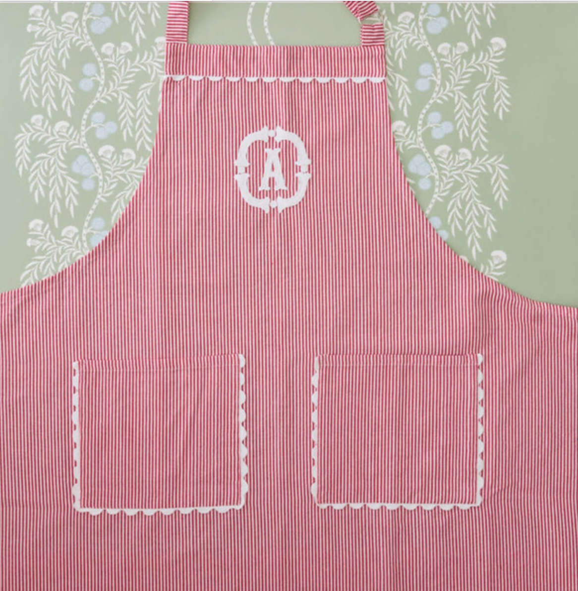 Women’s Apron- Red Stripe