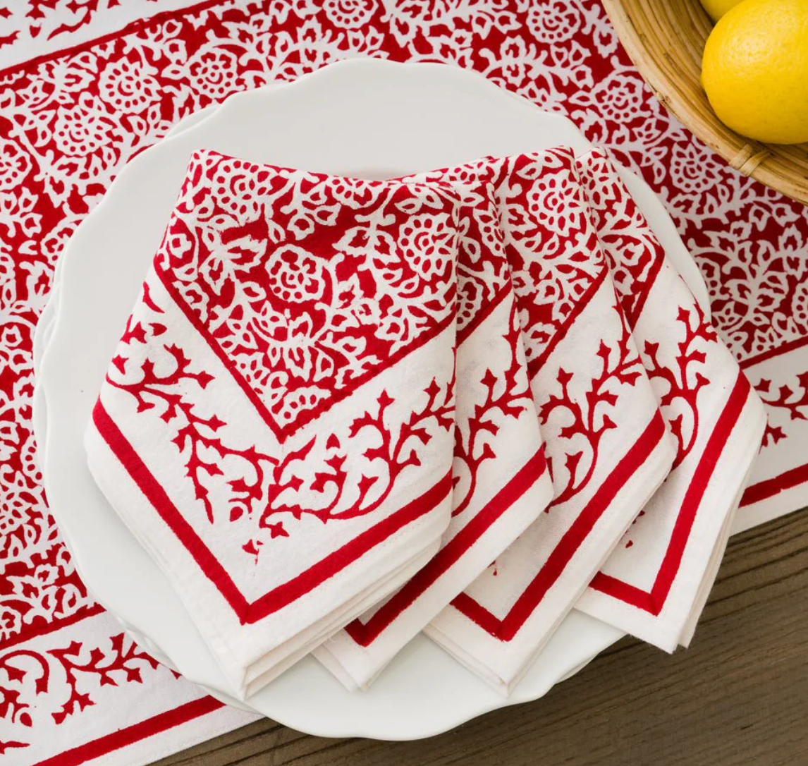 Pomegranate Napkins