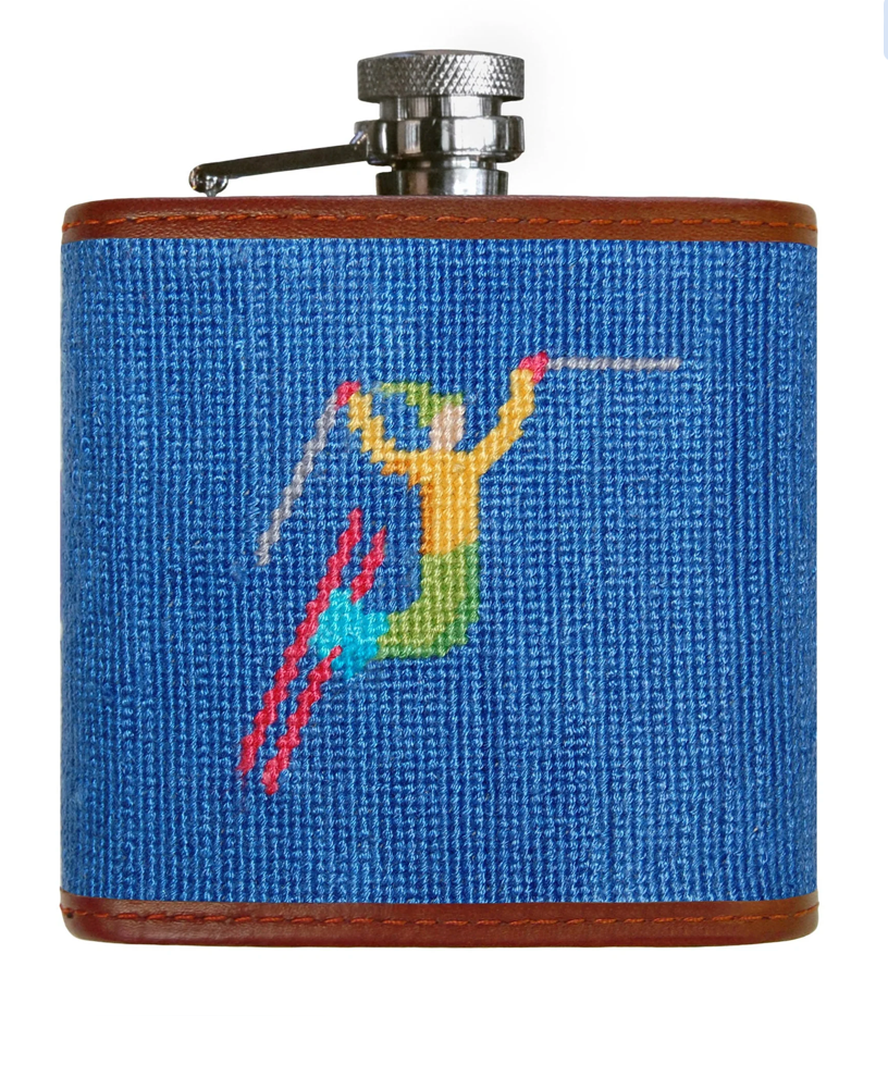 Après All Day Needlepoint Flask by Smathers & Branson