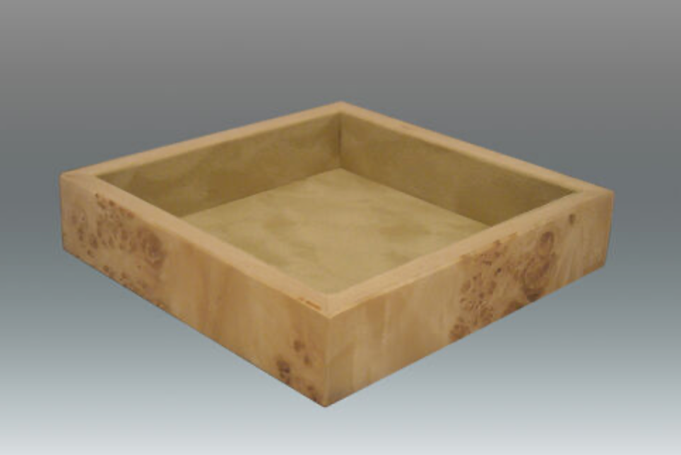 Square Valet Tray- Tan