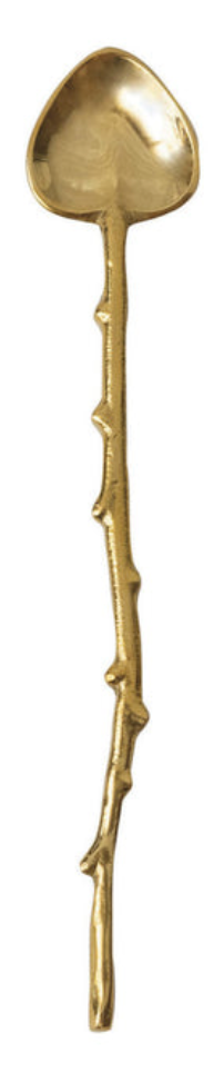 Brass Spoon w/ Twig Shaped Handle