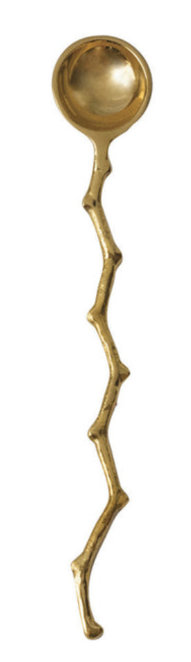 Brass Spoon w/ Twig Shaped Handle