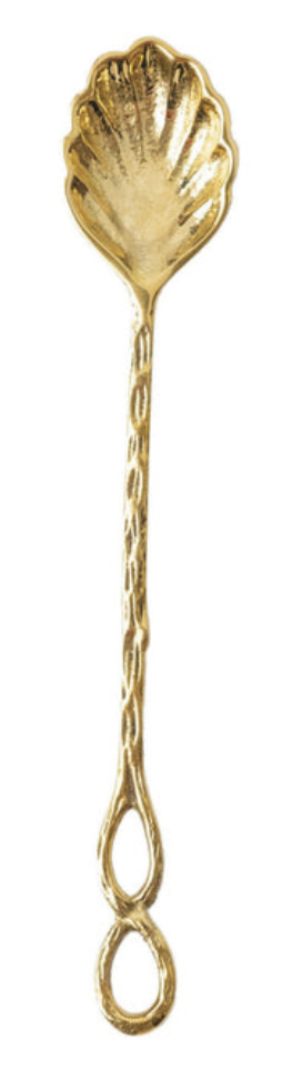 Brass Spoon w/ Twig Shaped Handle
