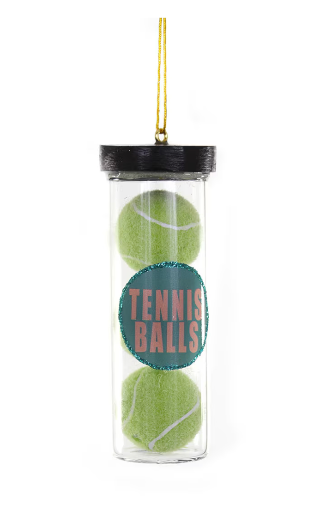 CANISTER OF TENNIS BALLS