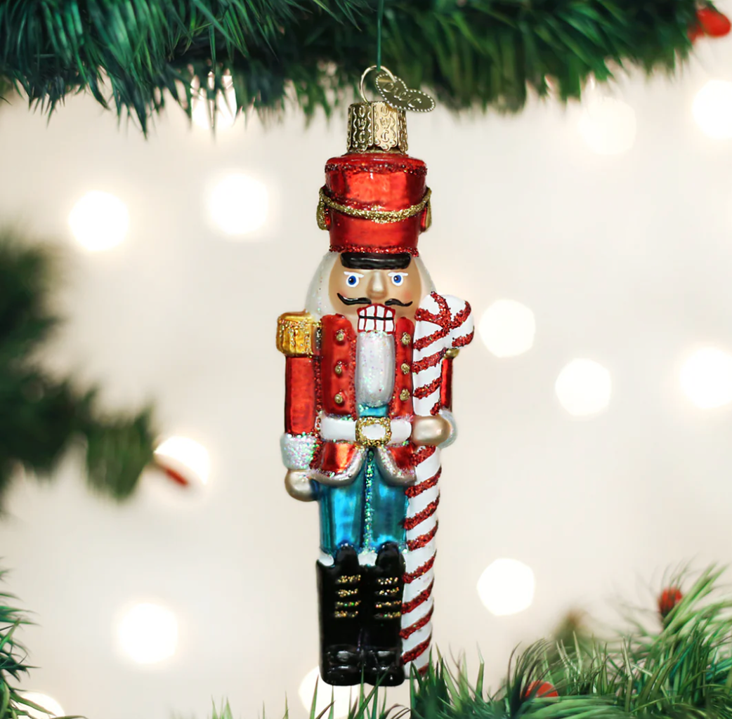 Peppermint Nutcracker Ornament