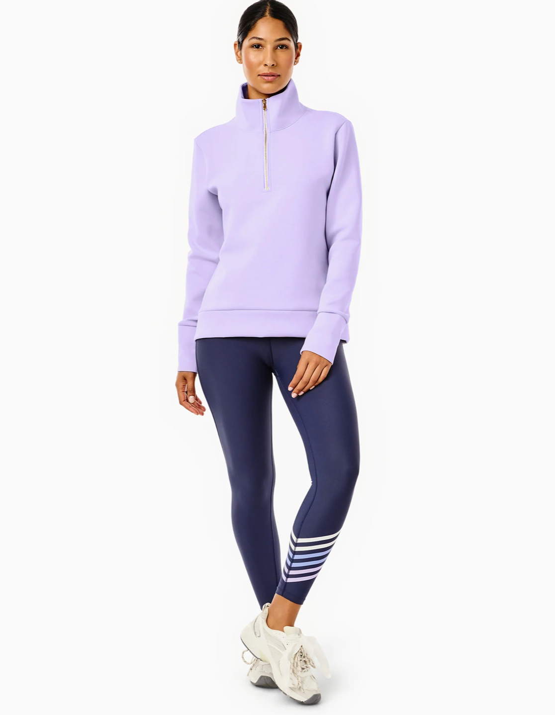 Soft Luxe Everyday Quarter Zip-LAVENDER