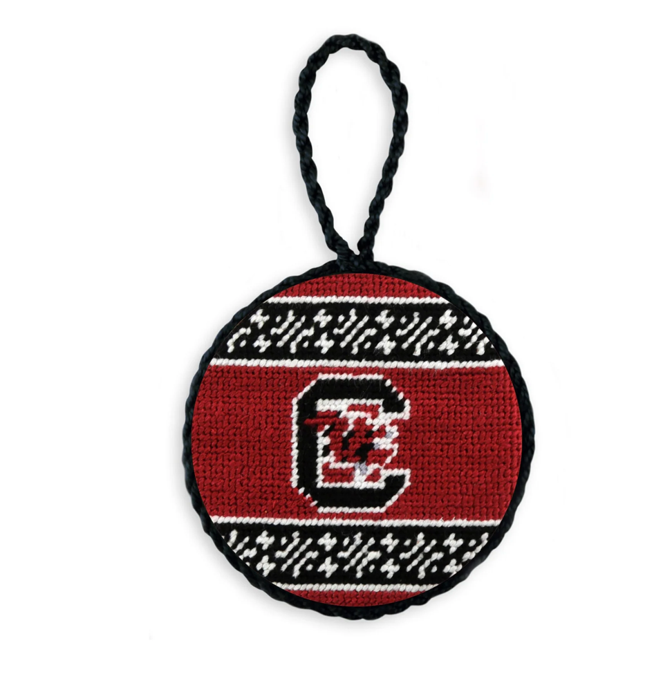 Smathers and Branson Fairisle Ornament- Collegiate