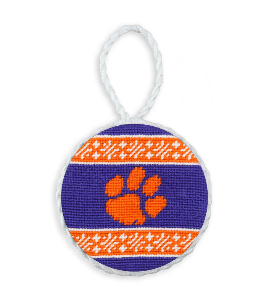Smathers and Branson Fairisle Ornament- Collegiate