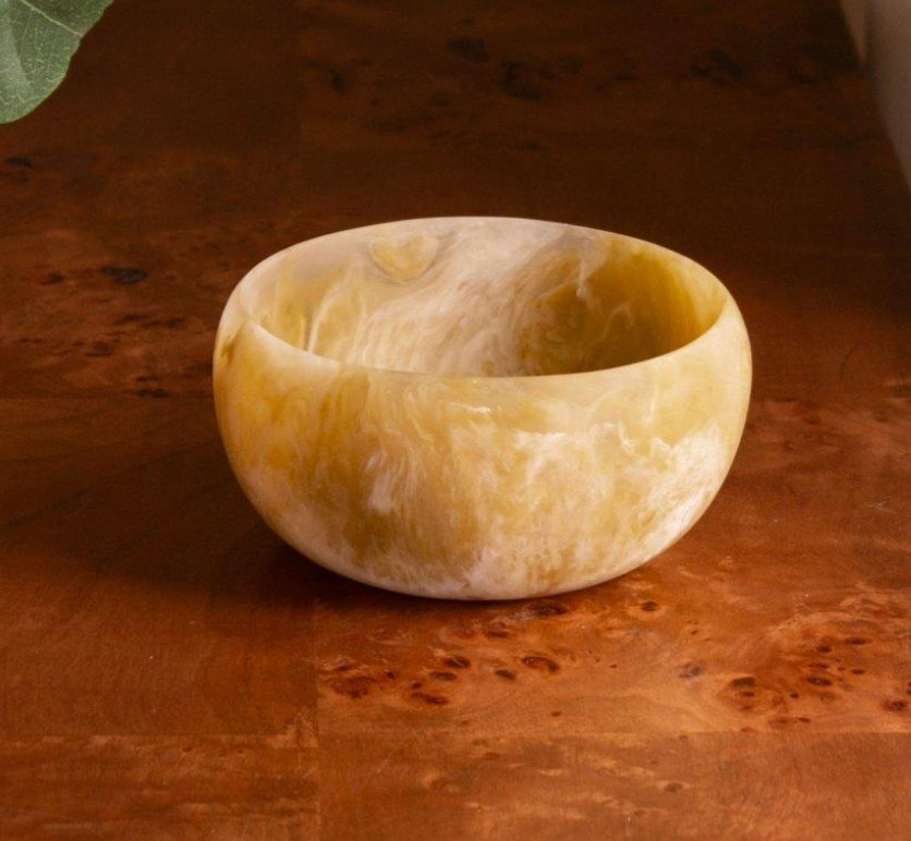 RESIN Sorbet Mini Round Bowl in Matcha