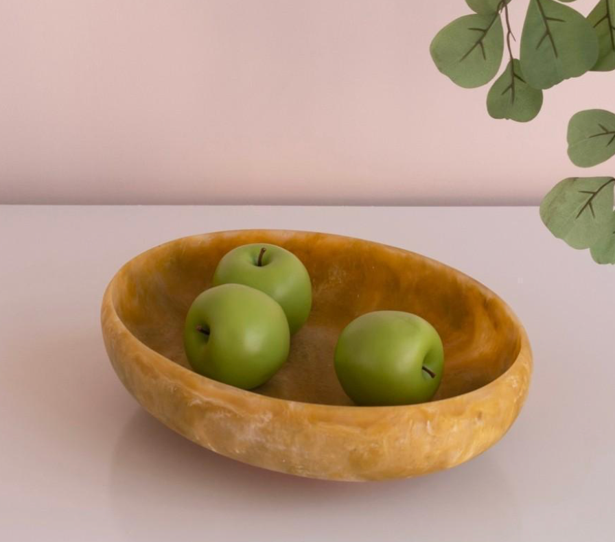 RESIN Sorbert Large Oval Bowl (Matcha)