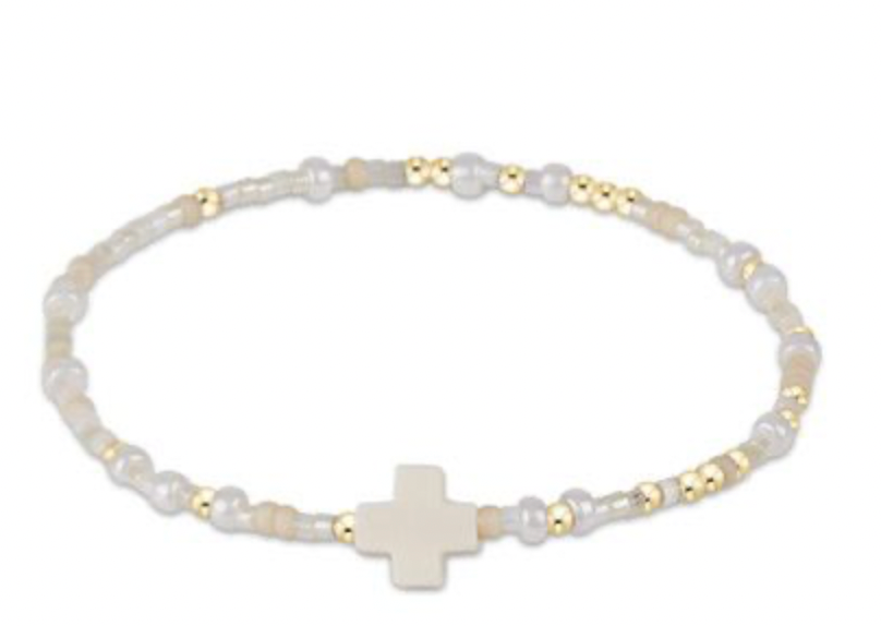 EGIRL Hope Unwritten Signature Cross Bracelet oh Snow You Didn't