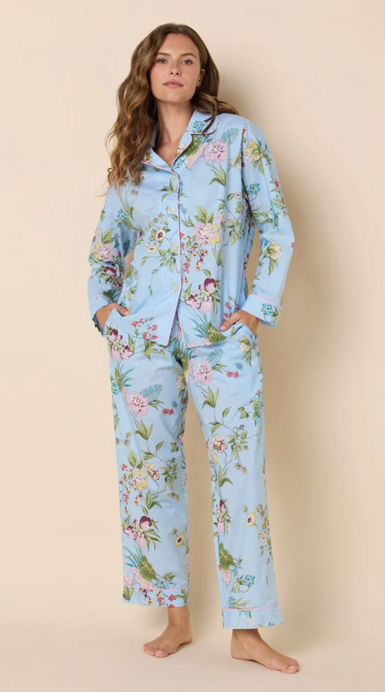 Perch and Bloom Luxe Pima Long Sleeve Pajamas