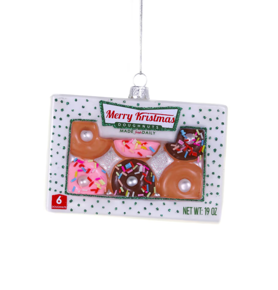 Merry Kristmas Doughnut Ornament
