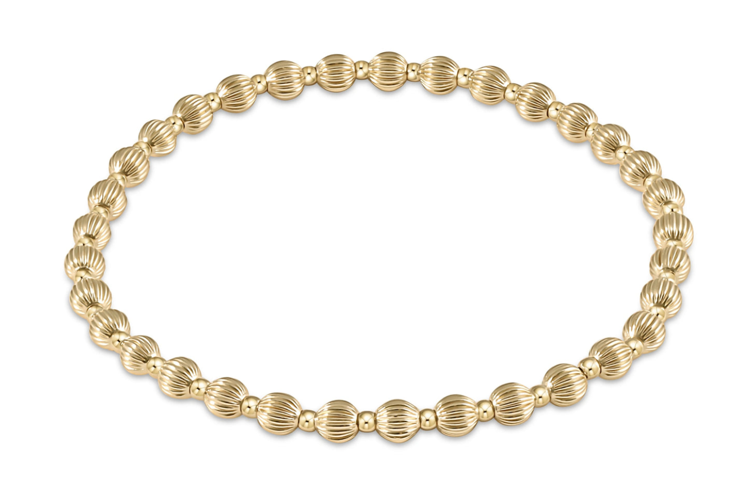 GOLD DIGNITY GRATEFUL PATTERN 4MM- EXTENDS