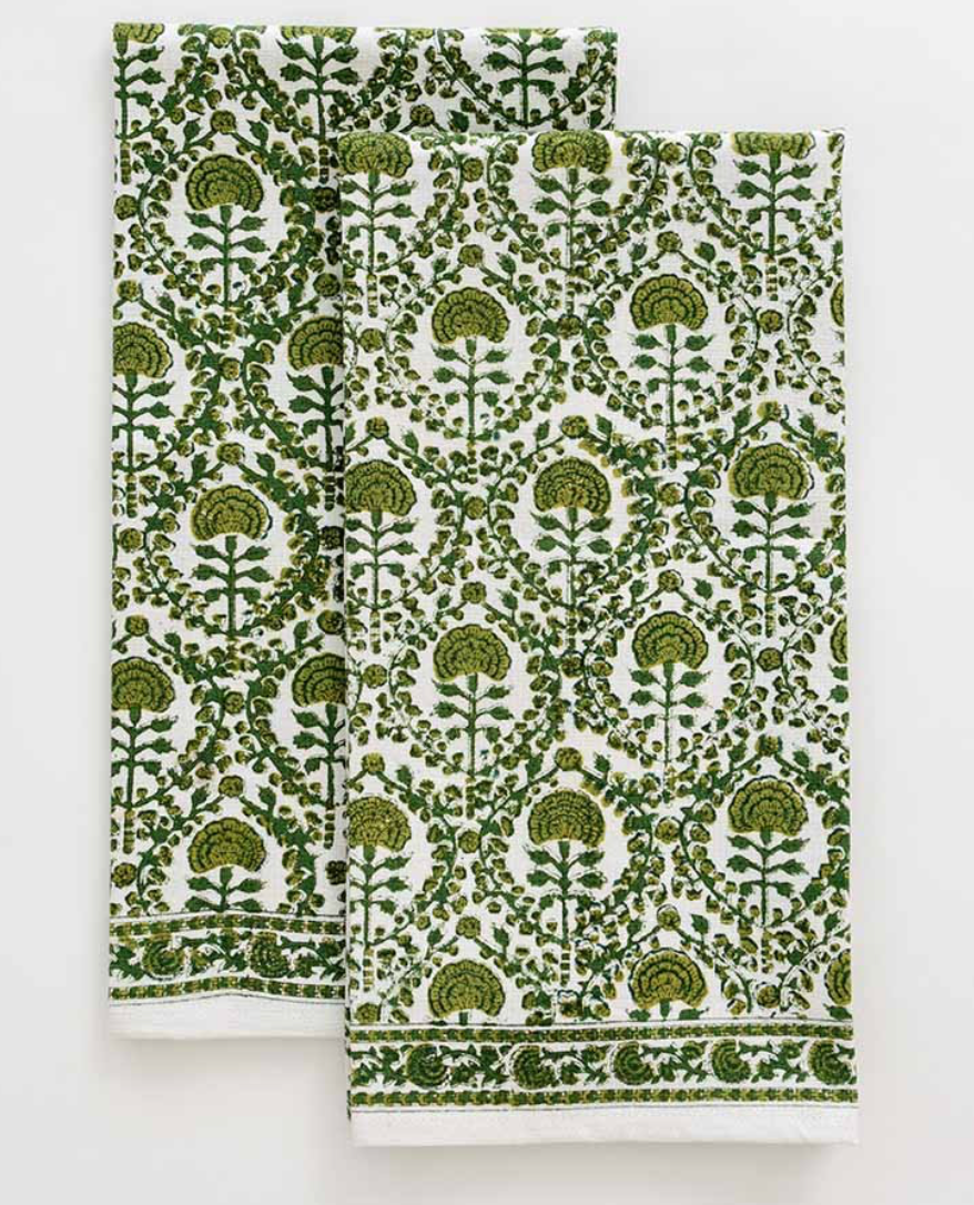 Caroline Green Tea Towels