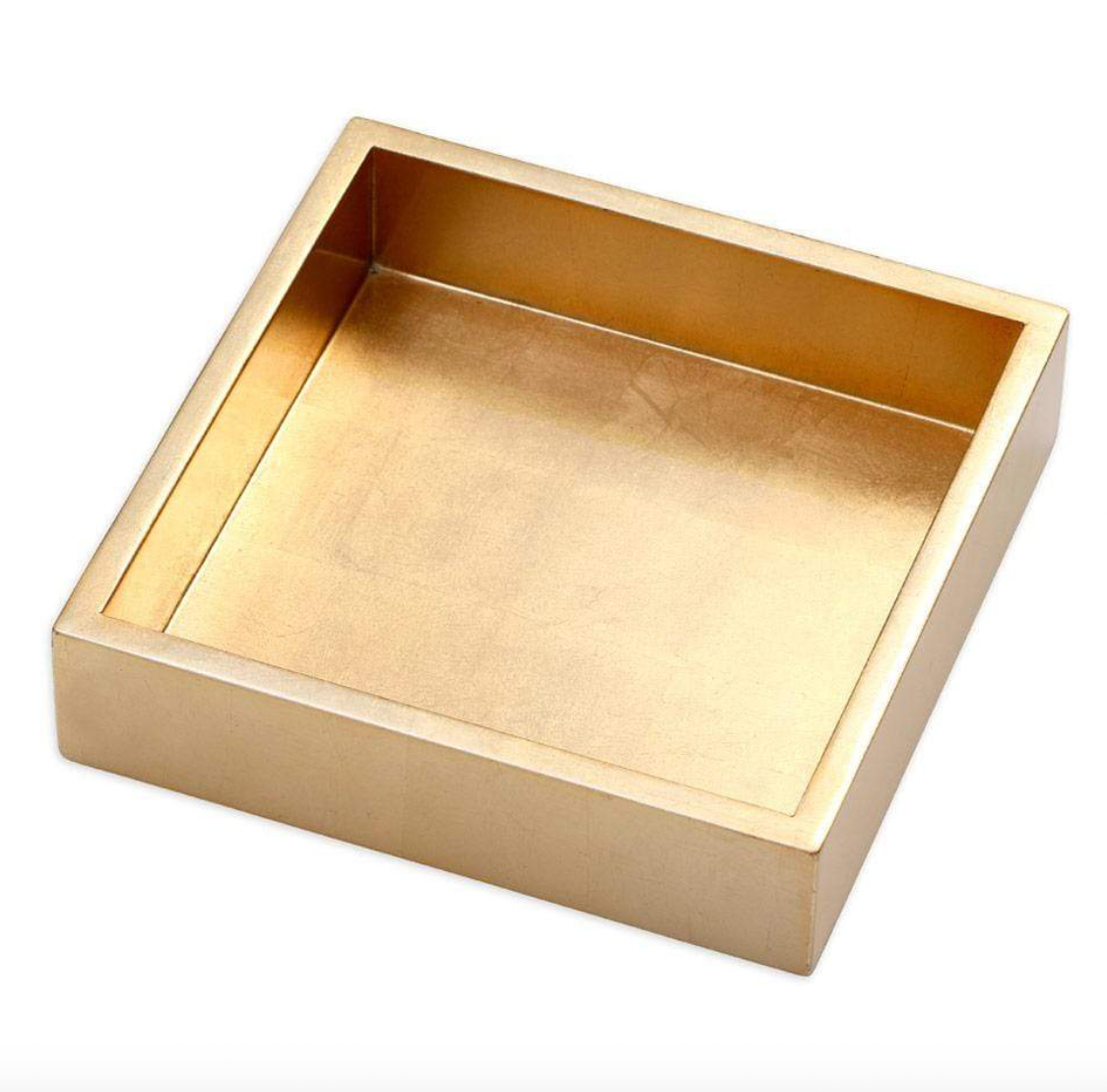 Lacquer Luncheon Napkin Holder in Gold