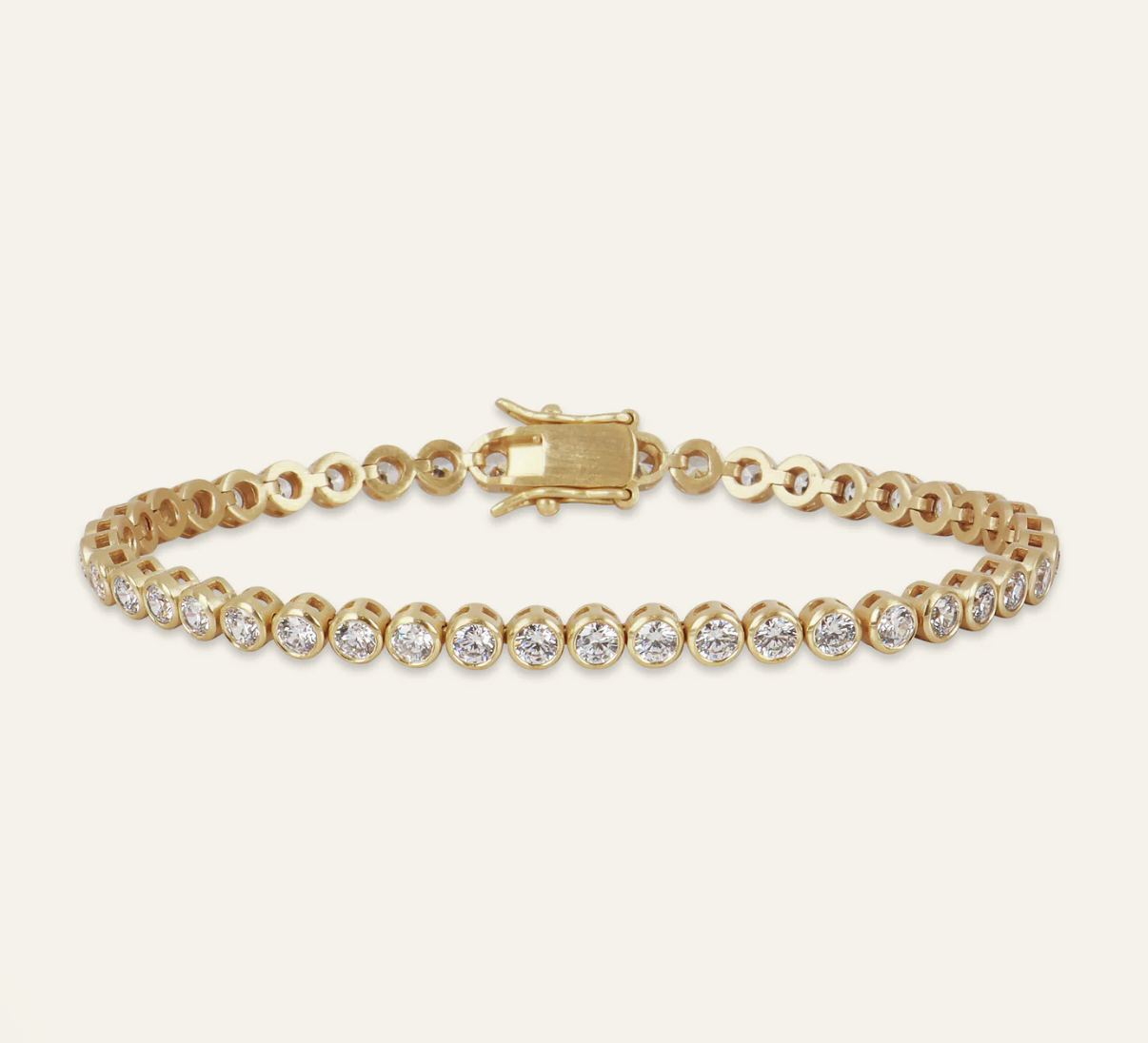 Bezel Tennis Bracelet
