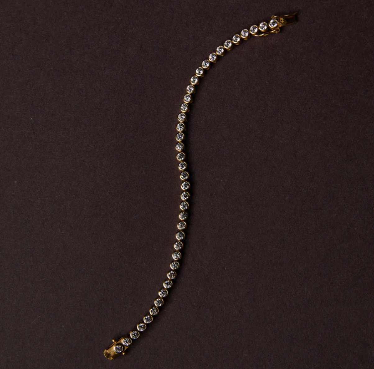 Bezel Tennis Bracelet