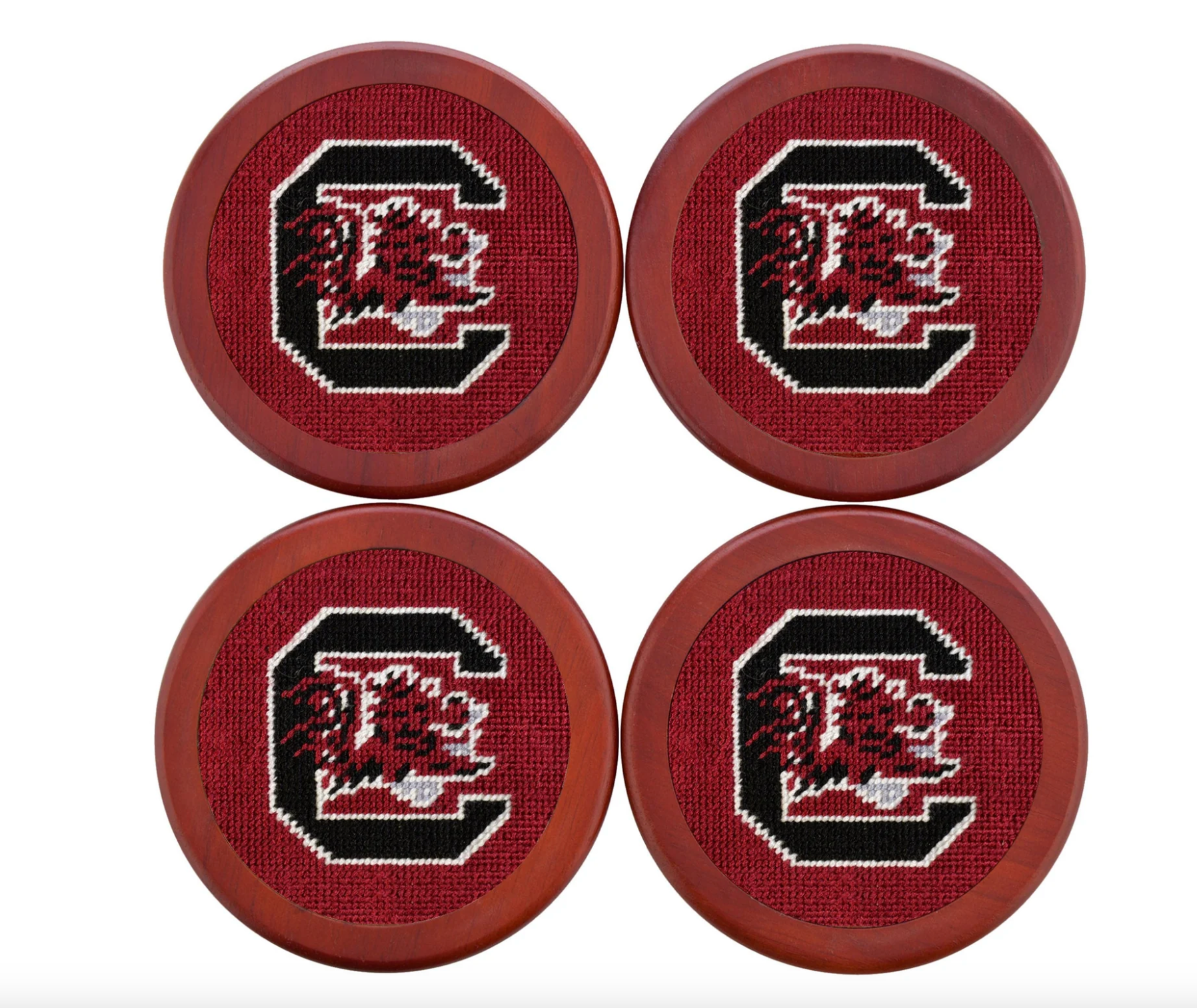 Carolina Coasters- garnet
