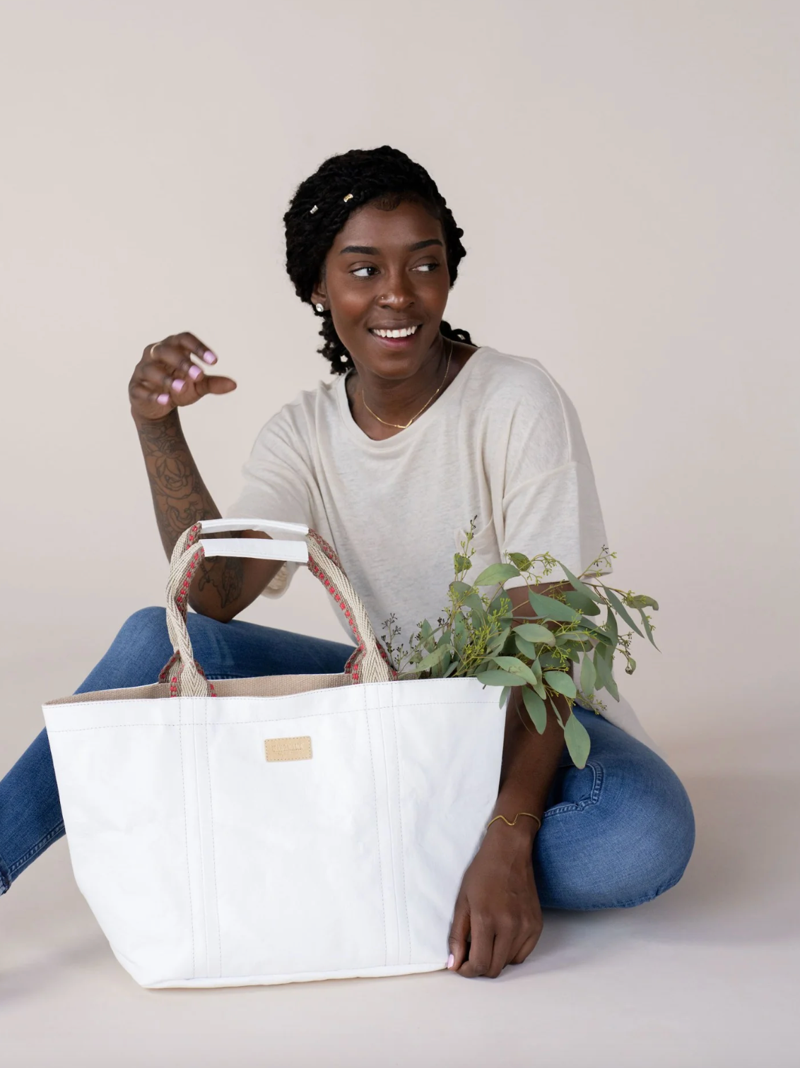 Sydney Tote Bag- White
