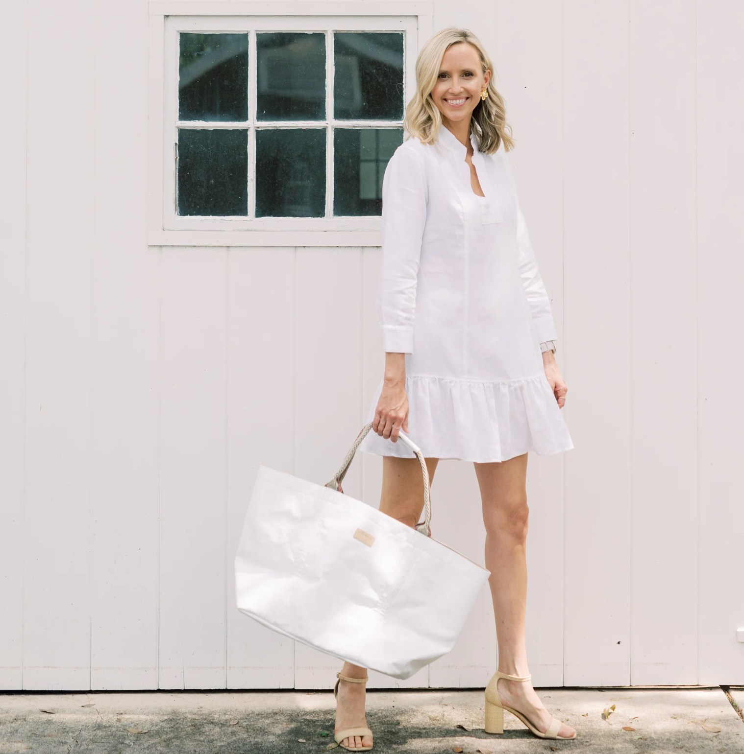Sydney Tote Bag- White