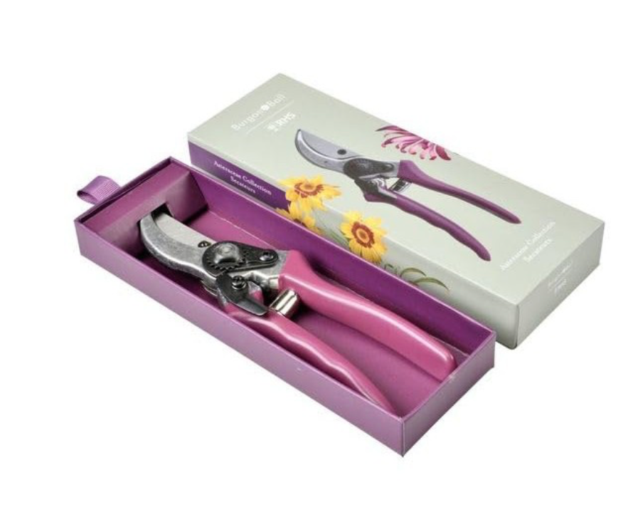 Burgon & Ball RHS Gift Secateurs Asteraceae- Purple