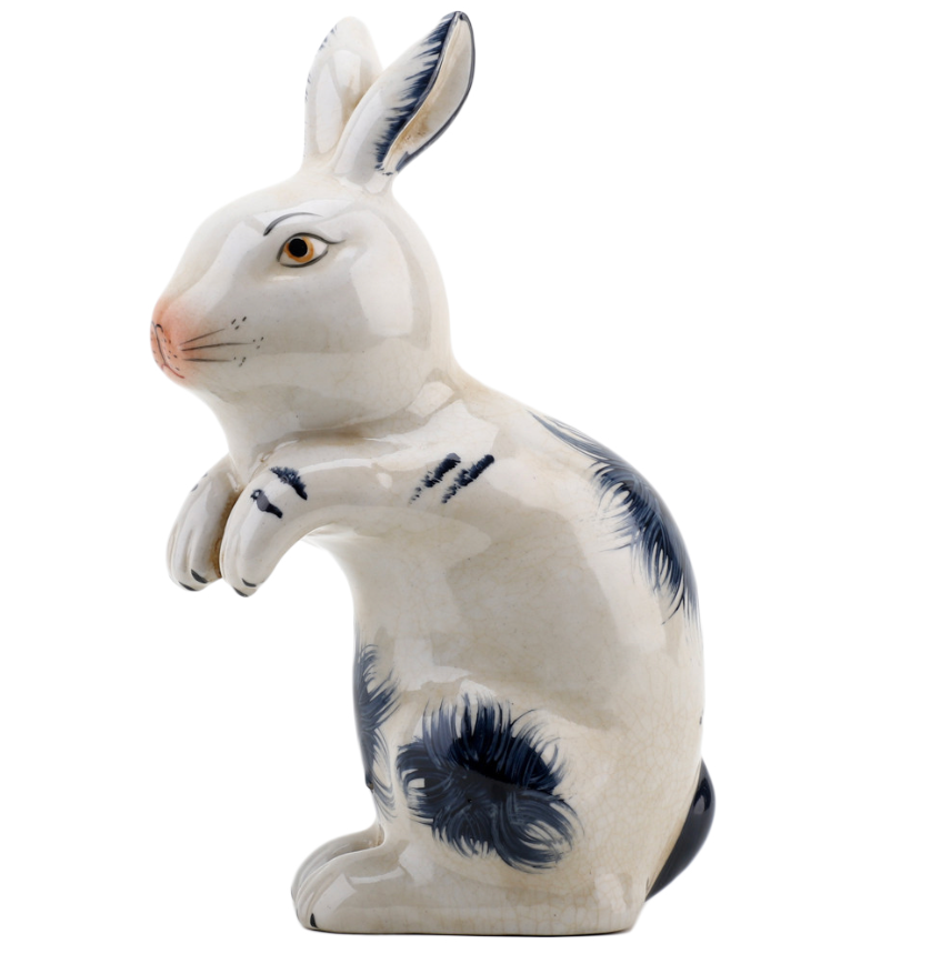 White and Blue Bunny