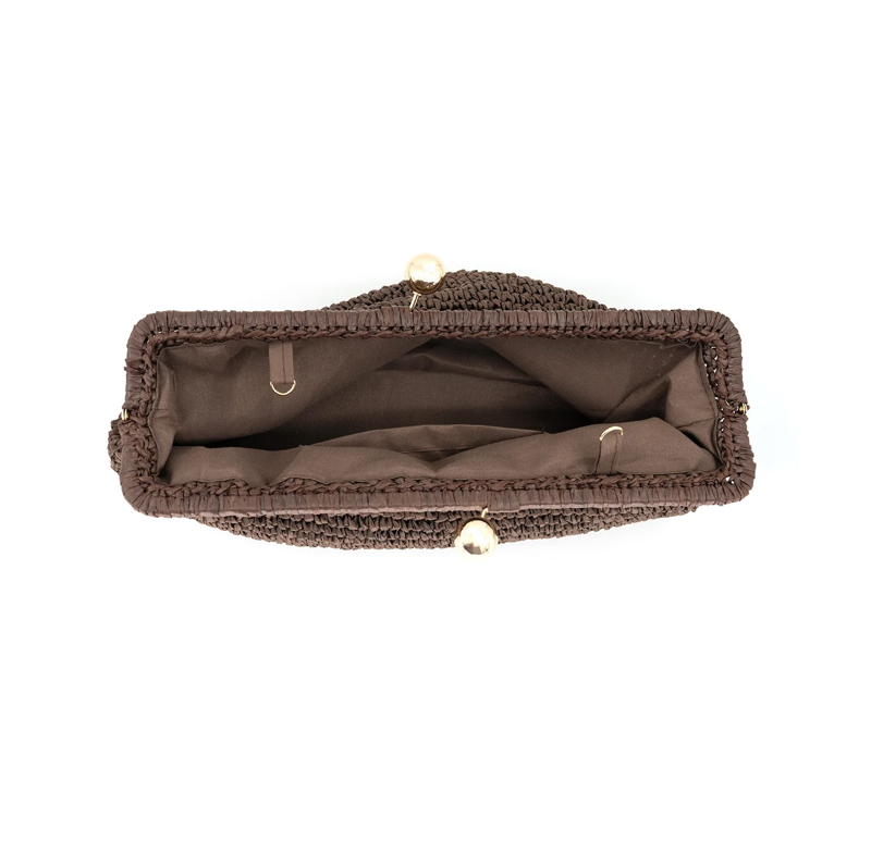 Nonna Straw Clutch