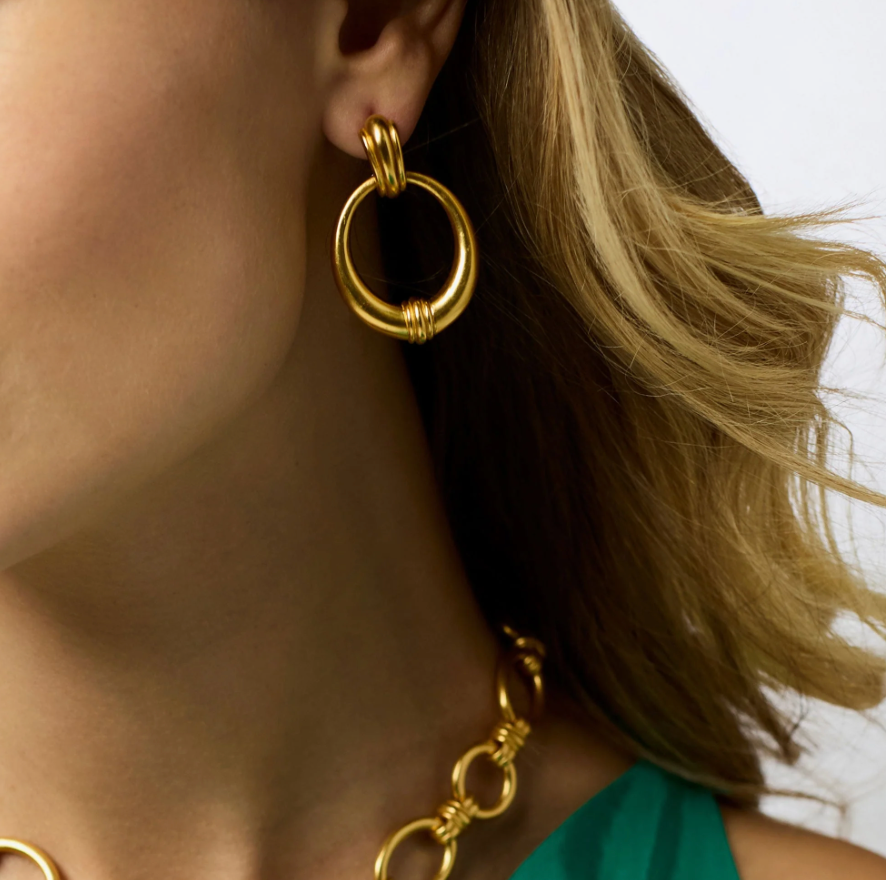 Portofino Doorknocker Earring